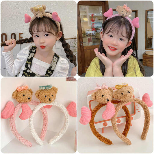 Cute Plush Bear Headband Hair Accessories 