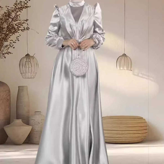 Satin Evening Dress 