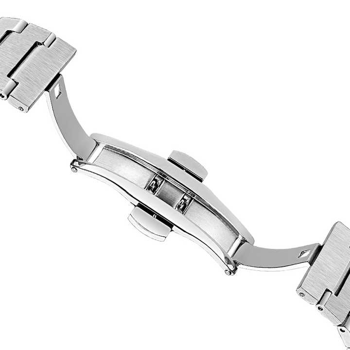 Luxury Men's Quartz Stainless Steel Multifunction Watch 