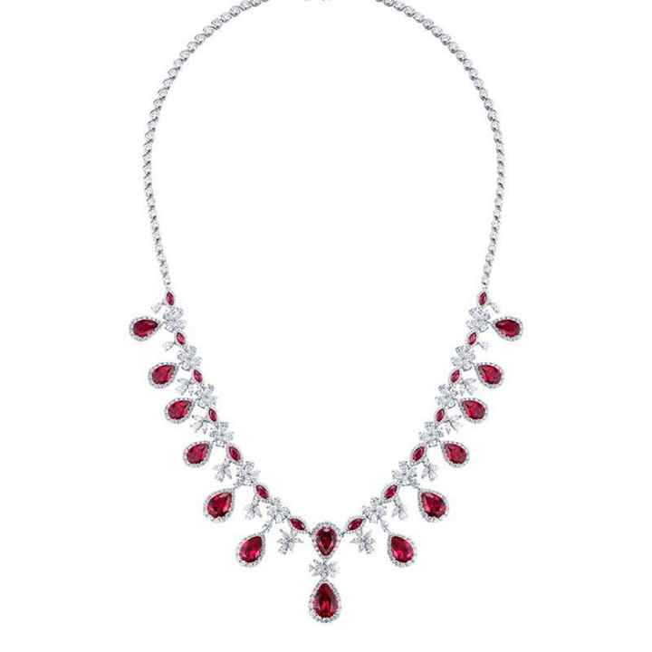 New Luxury 925 Sterling Silver Necklace 