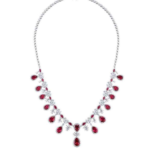 New Luxury 925 Sterling Silver Necklace 