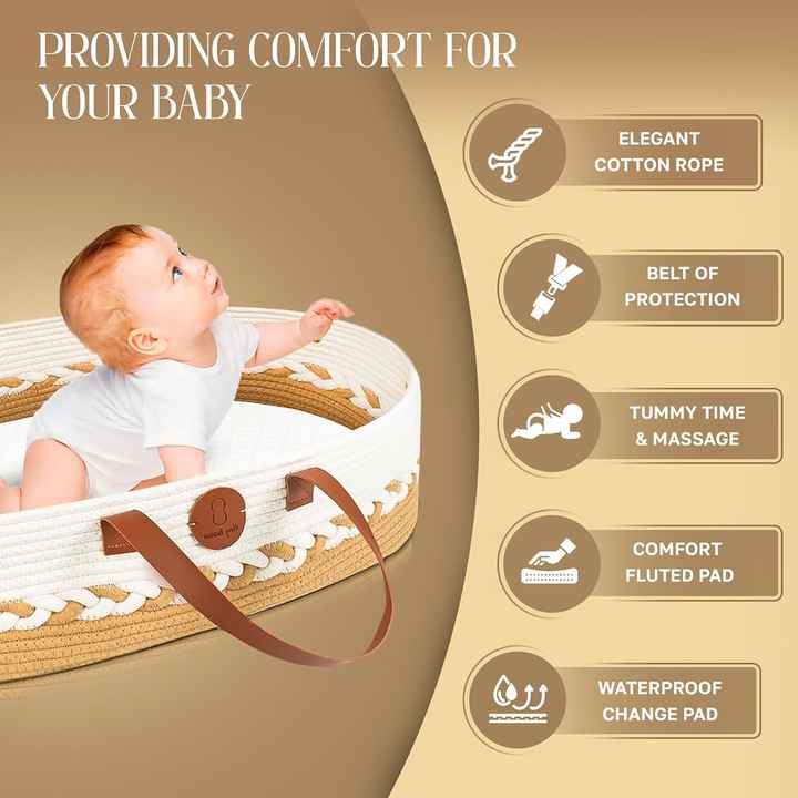 Basket with Waterproof - Best Quality Perfect Gifts for Baby Shower 