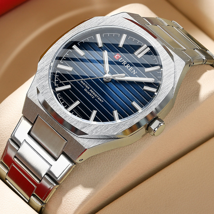 ساعة CURREN 8456 للرجال، كوارتز ياباني، عالية . CURREN 8456 Men's Watch, Japanese Quartz