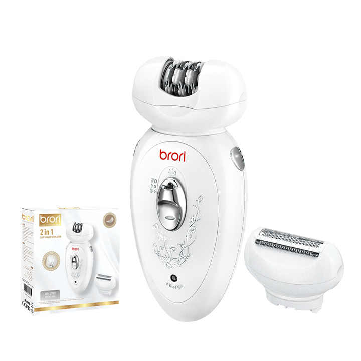 Women Bikini Underarm Leg Hair - 2-in-1 Shaver &amp; Epilator for Women 