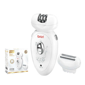 Women Bikini Underarm Leg Hair - 2-in-1 Shaver &amp; Epilator for Women 