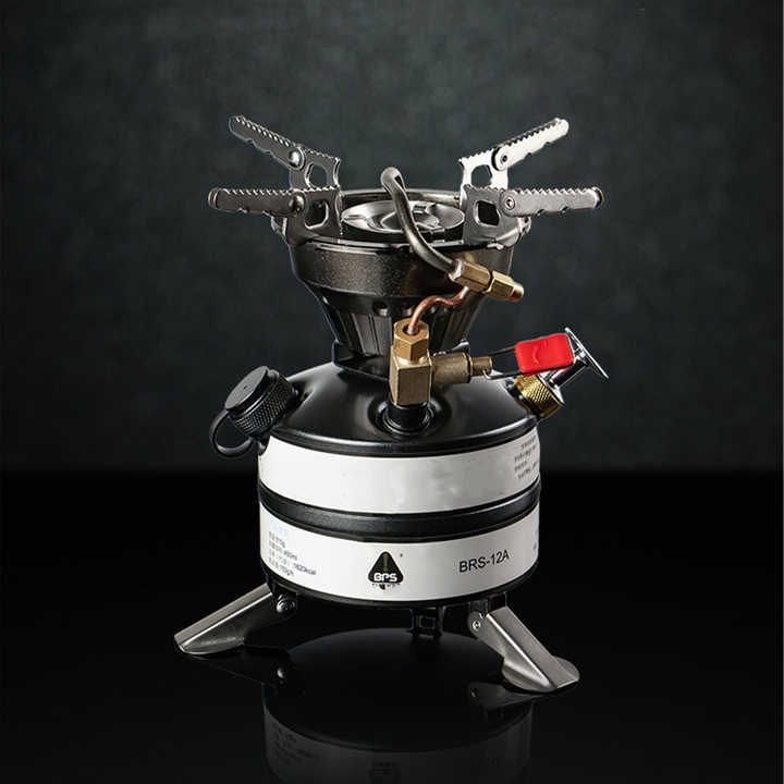 Compact Outdoor Camping Oil Stove Windproof Gasoline Stove 