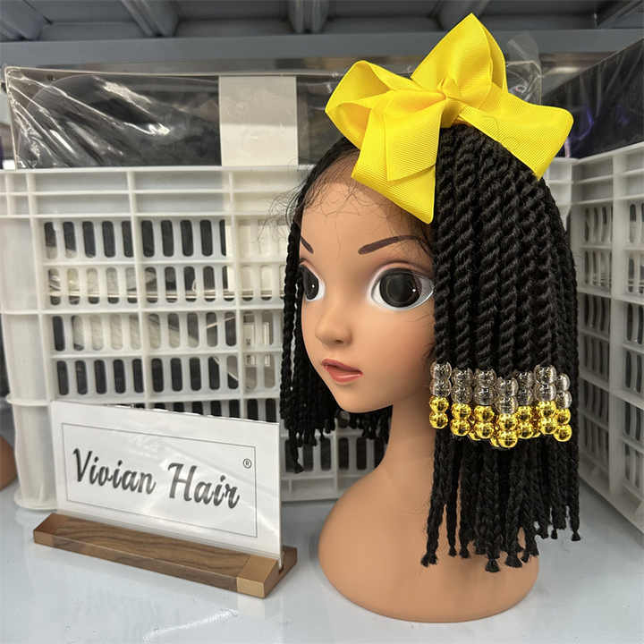 Soft African Hair Wig Hair Accessories for Kids 