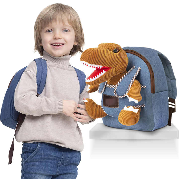 Dinosaur Cowboy Kids School Backpack for Children 