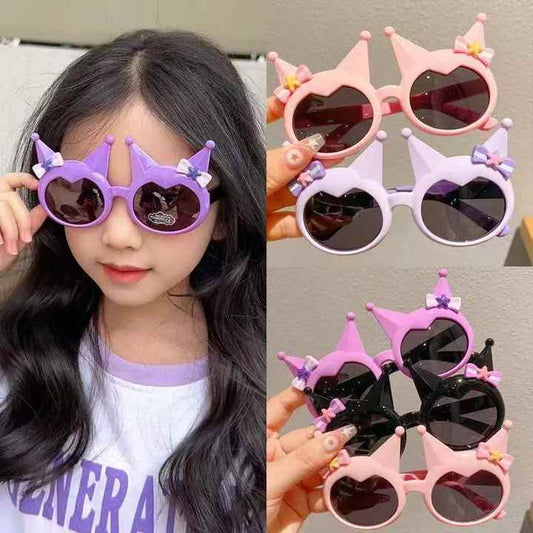 Cute Anime Design Kids Sunglasses for Girls 
