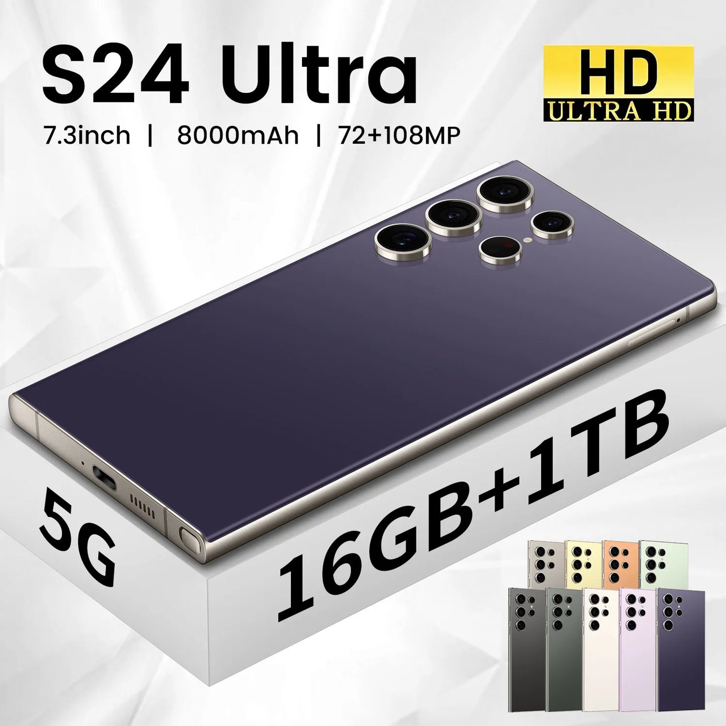 Smartphone 16gb+1tb Android 13 -  هواتف محمولة بنظام Android 13، هواتف محمولة غير مقفلة بتقنية 5G