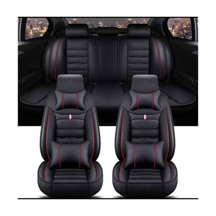 Lulu An02 Full Set All-inclusive Leather Car Seat Covers 
