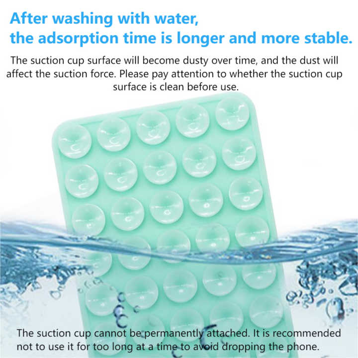 40 Small Double-Sided Suction Cups Silicone Suction 