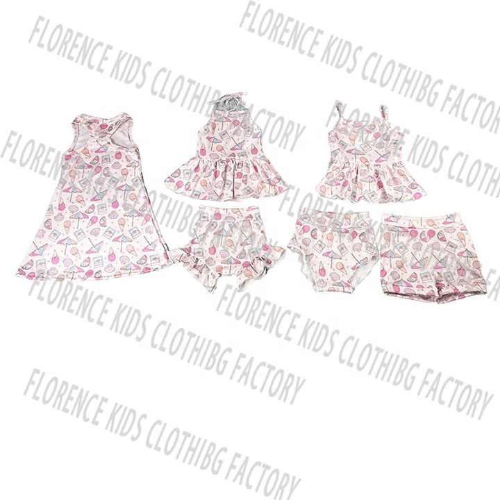OEM Summer Custom Bamboo Fiber Summer Clothing Set 