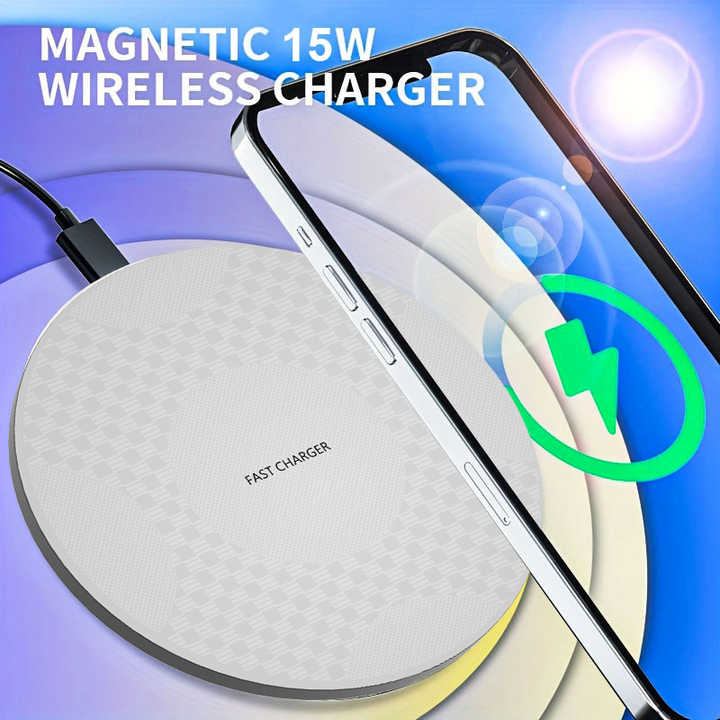 OEM 10W Fast Wireless Charging Round Gift Certified. 
