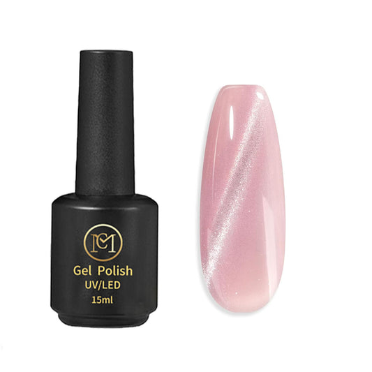 طلاء أظافر جل زهري مغناطيسي