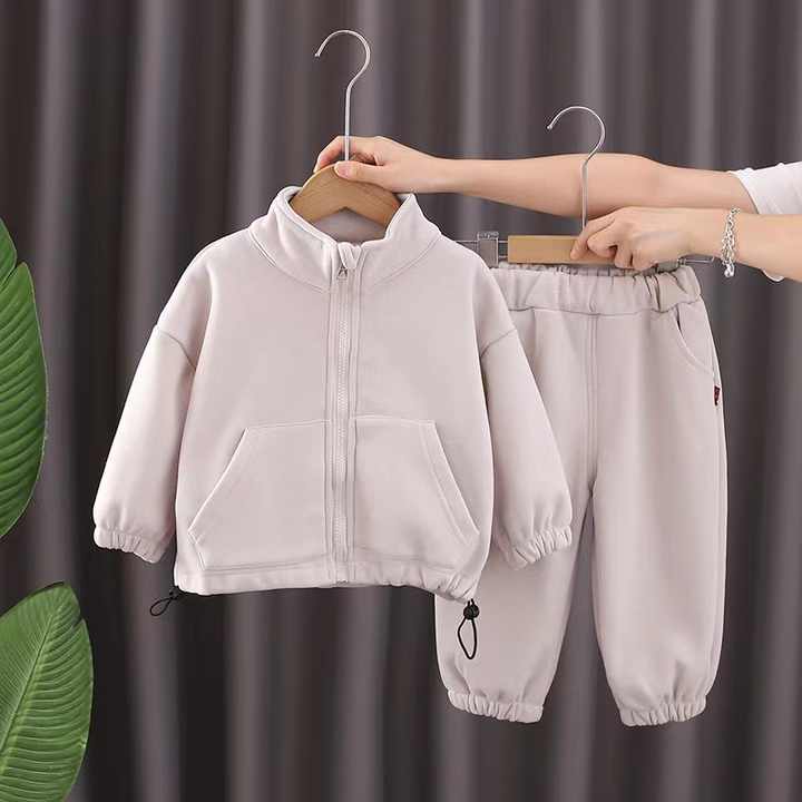 Boys 3-piece pants set with shirt + jacket + pants 