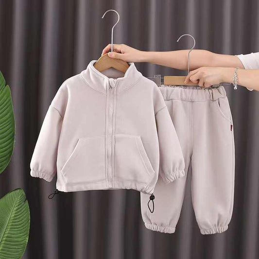 Boys 3-piece pants set with shirt + jacket + pants 
