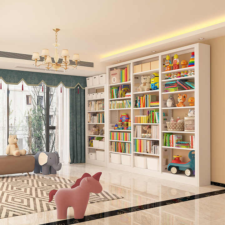 Space Saving Metal Bookshelf 