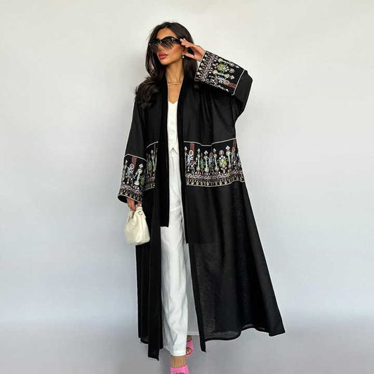 Black abayas for meals and occasions 