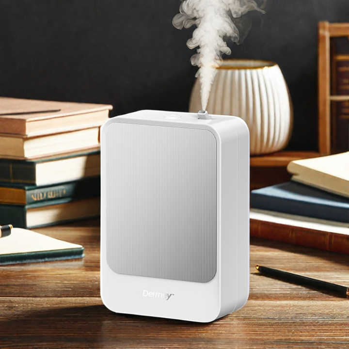 جهاز ديرمي 400 مل لتعطير المنزل يعمل بالبطارية، ماكينة تعطير بدون ماء للزيوت العطرية Derma 400ml Battery Operated Home Fragrance Diffuser, Waterless Aromatherapy Machine for Essential Oils
