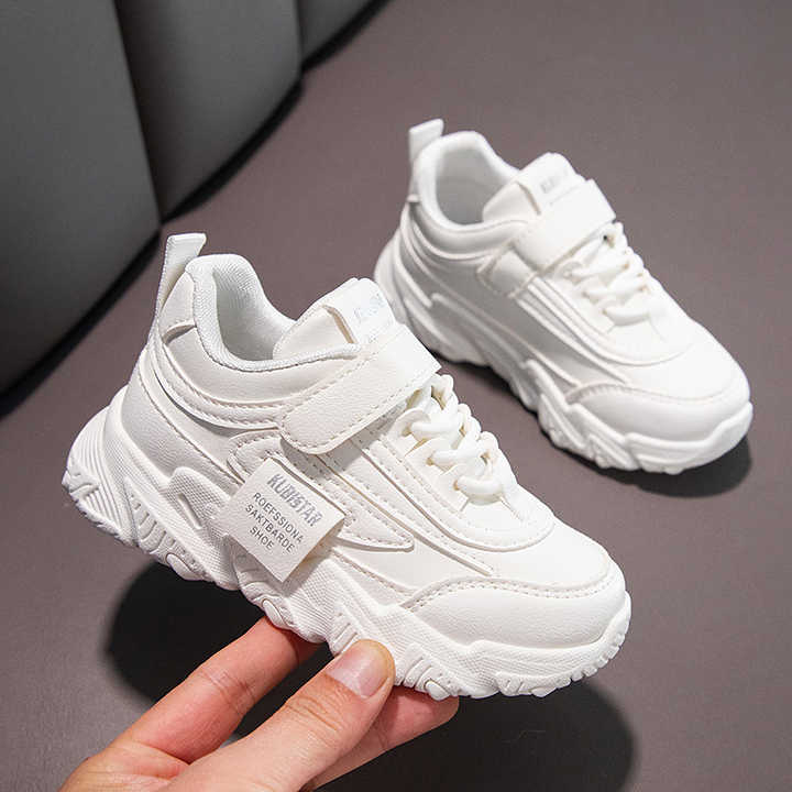 White Sneakers Kids Sports Shoes