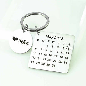 Diy Stainless Steel Keychain Couple 