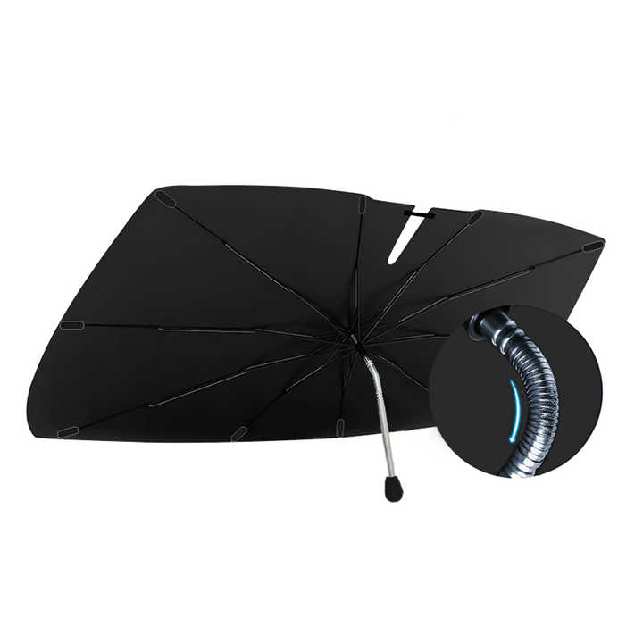 No Installation Required Curved Bar Car Windshield Sunshade Car Sunshade Wind Deflector 