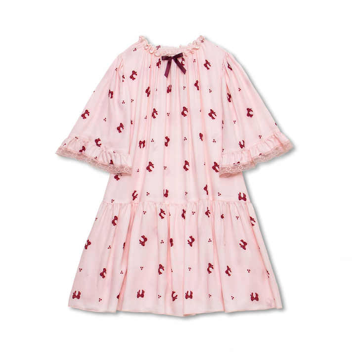 Custom Print Baby Pajamas Cotton Silk Print Dresses Two Piece Children Boutique Girls Sleepwear PJS Kids Pajamas Sets 