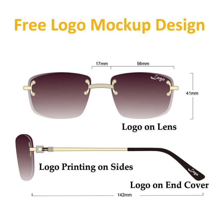 بدون إطار للرجال من العلامة