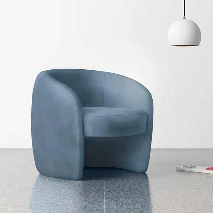 Comfortable sofa made of soft fabric 