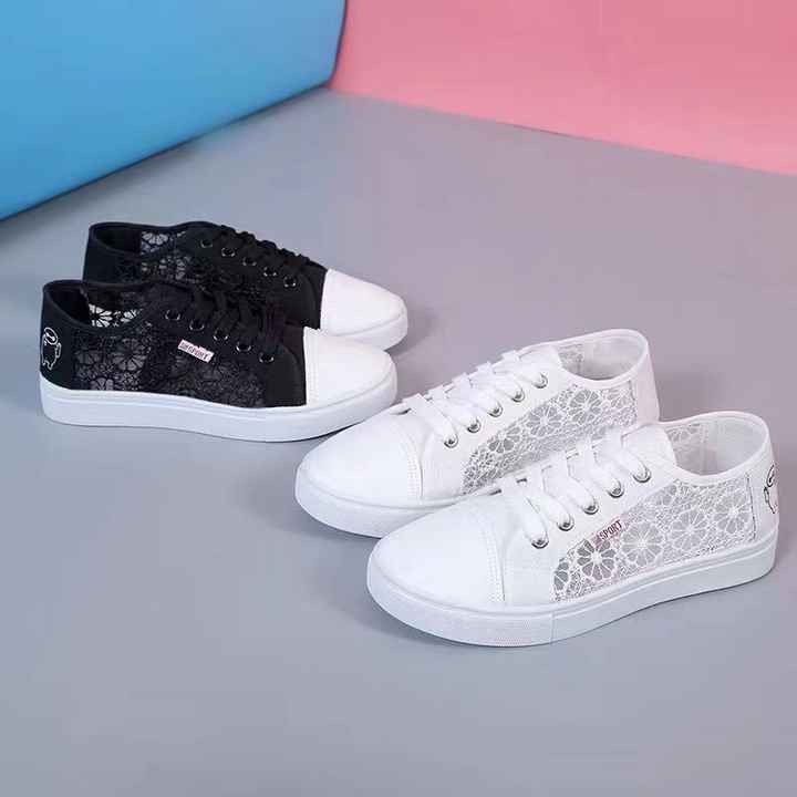 Hongyan Hot Selling White-Hongyan Canvas Shoes 