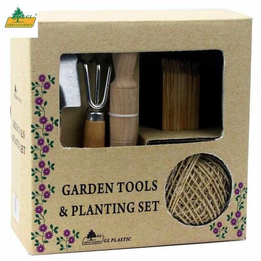 3 Piece Mini Garden Tool Set for Home Use Succulent Planting Kit with, Succulent Fish Potted Shovel and Loose Soil 