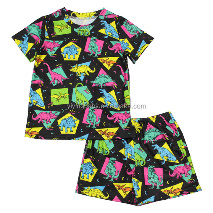 Boys' Shorts 2-Piece Short Sleeve Outfit 