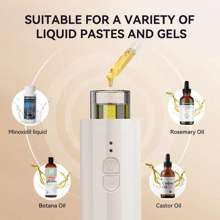 Scalp Castor Oil Applicator Massager Hair 