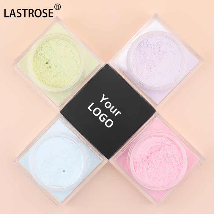 Vegan Makeup Waterproof Oil Control Face Powder Mineral Cosmetics Translucent Matte Loose Setting Powder Private Label with Puff 