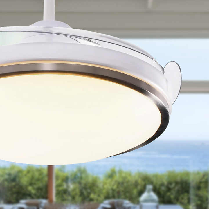 Modern invisible ceiling fan 
