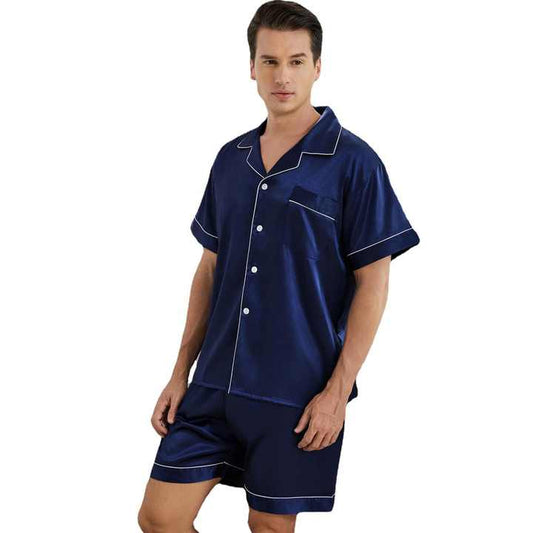 Luxury men's silk sleepwear 