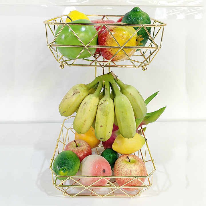 two-tier fruit basket 