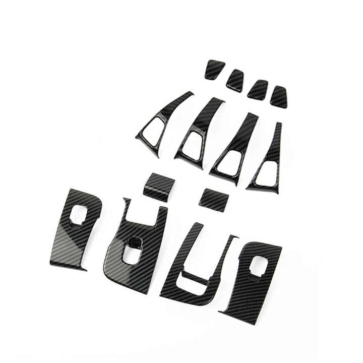 Car Accessories 2021 Carbon Fiber Interior Door Handle. 