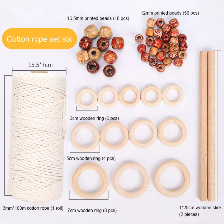 Macrame Plant Hanging Kit 
