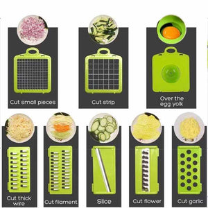 Multi-plate kitchen grater and chopping equipment