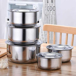 stainless steel cooking sets 