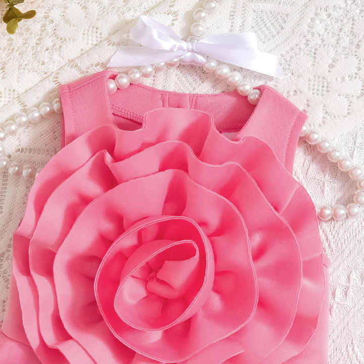 Baby Girls Summer Sleeveless Ruffle Clothes 
