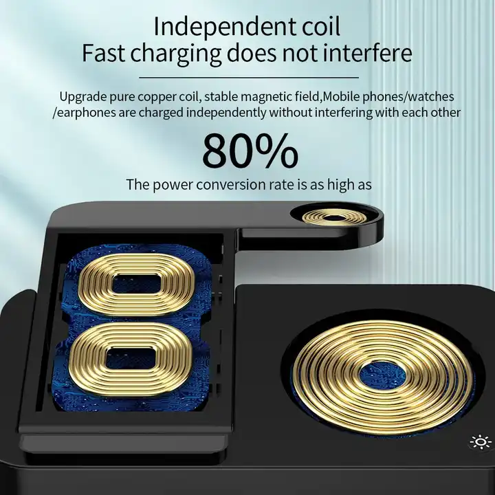 Wireless charging base . قاعدة شحن لاسلكية