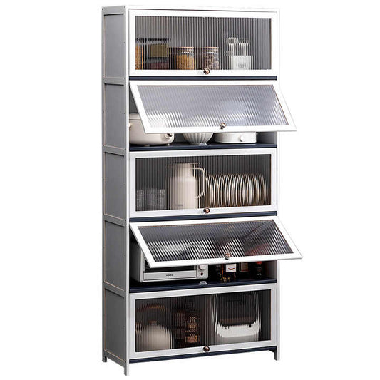 Multifunctional wooden kitchen cabinet