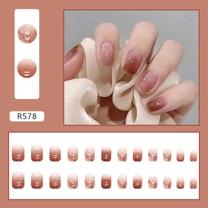 Acrylic Ombre Short Square New Fashion Acrylic 