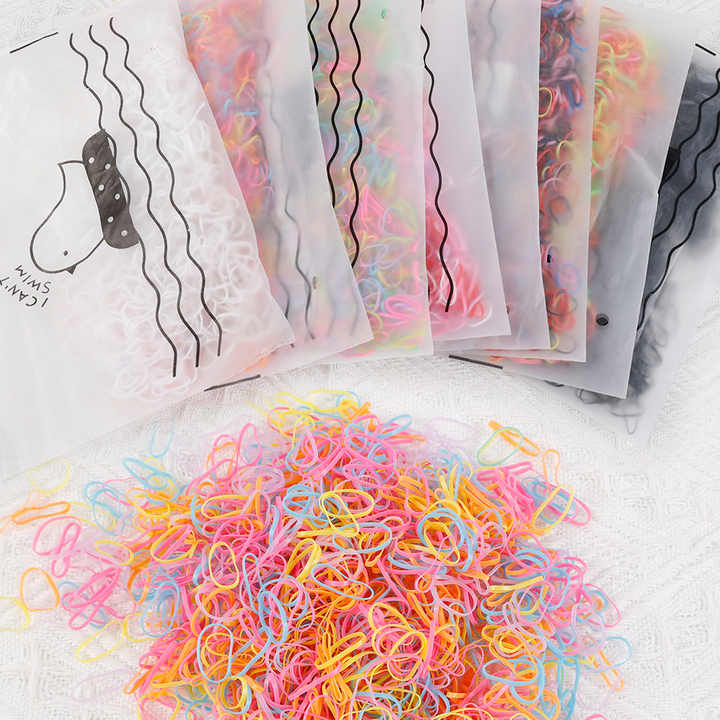 Cute rubber hair accessories for kids 