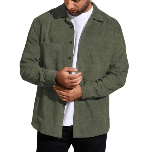 Men's Spring Work Loose Plus Shirt 