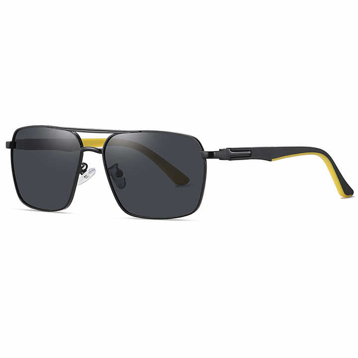Rectangular sunglasses for men
