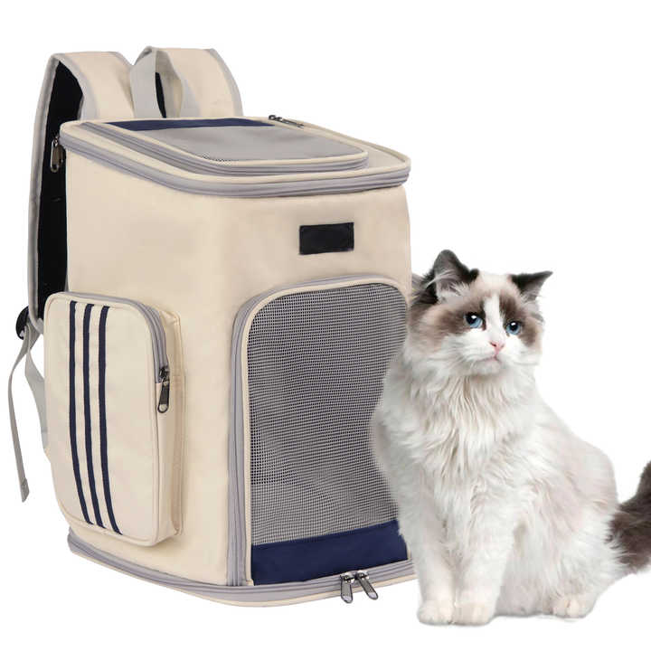 Foldable Pet Carrier Backpack -حقيبة ظهر قابلة